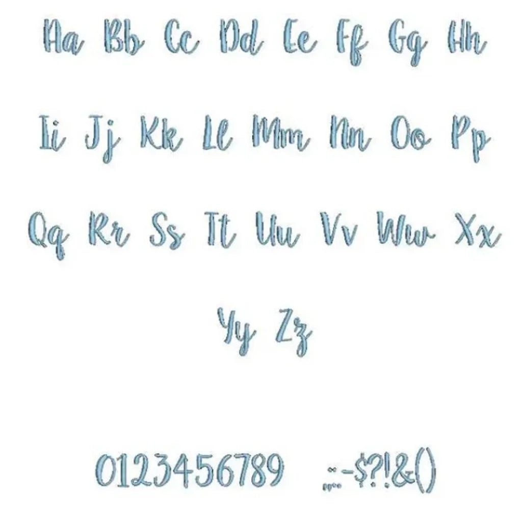 7th Wool Anniversary Embroidered Heart Gift