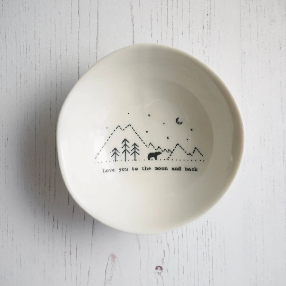 9th Pottery Anniversary Gift Heart with Ring Bowl