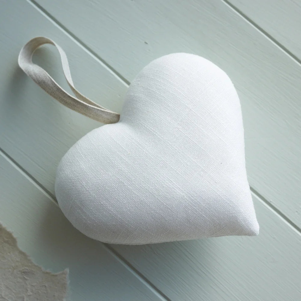 Embroidered Bluebell Flower Gift Heart