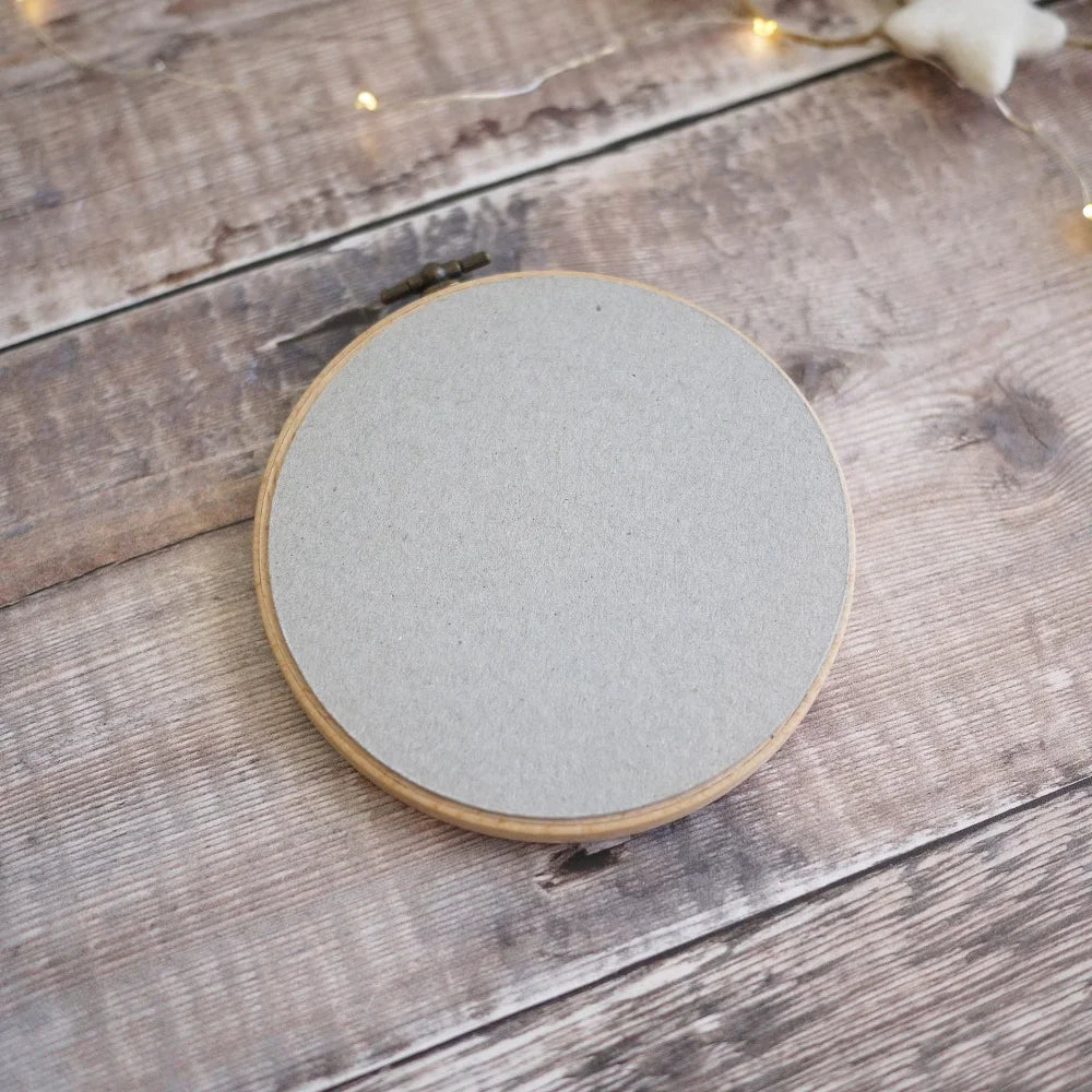 Bluebell Themed Embroidered Flower Hoop