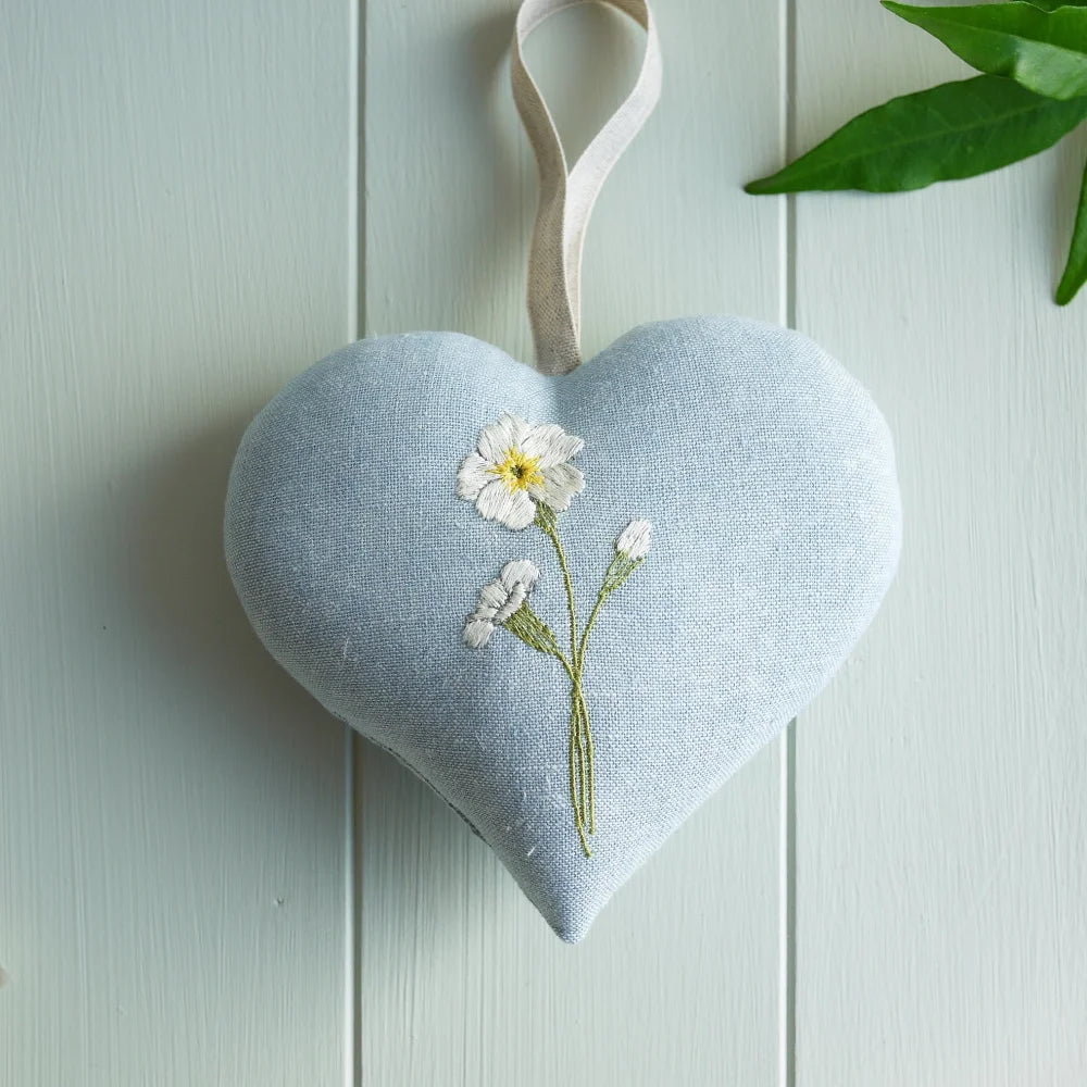 February Birthday Primrose Gift Heart