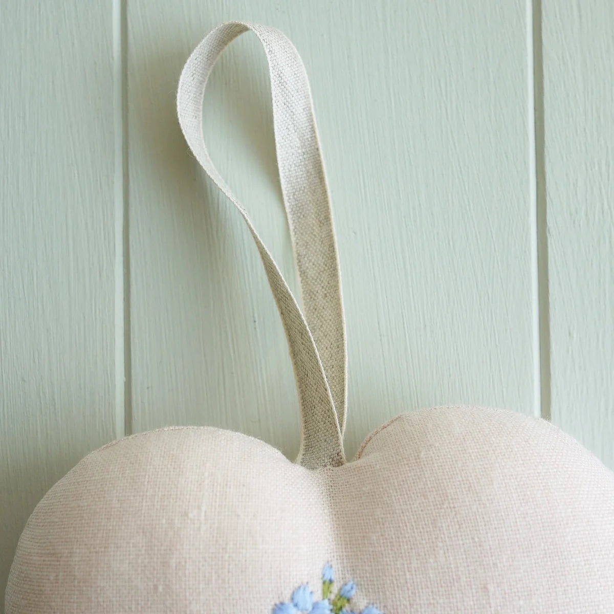 Forget Me Not Themed Embroidered Heart