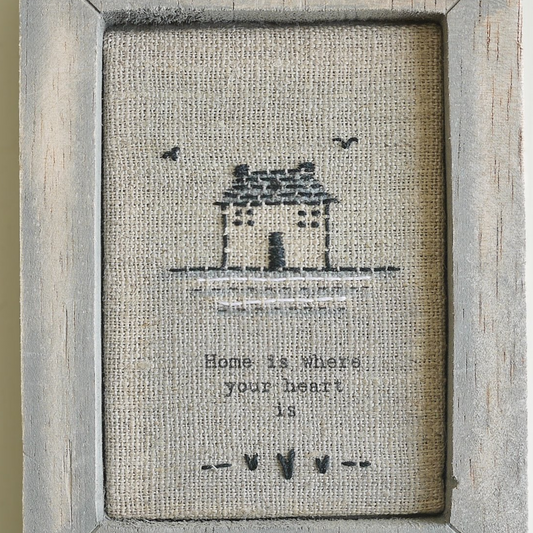 Housewarming Picture Gift - Home Is Where Your Heart