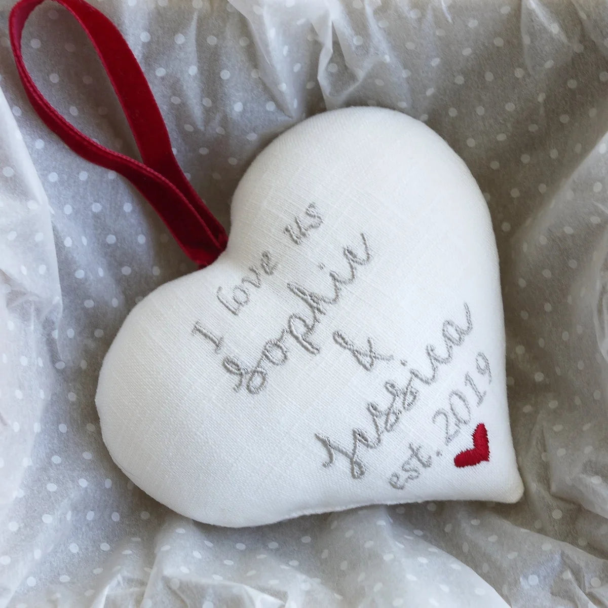 I Love Us - Personalised Gift Heart