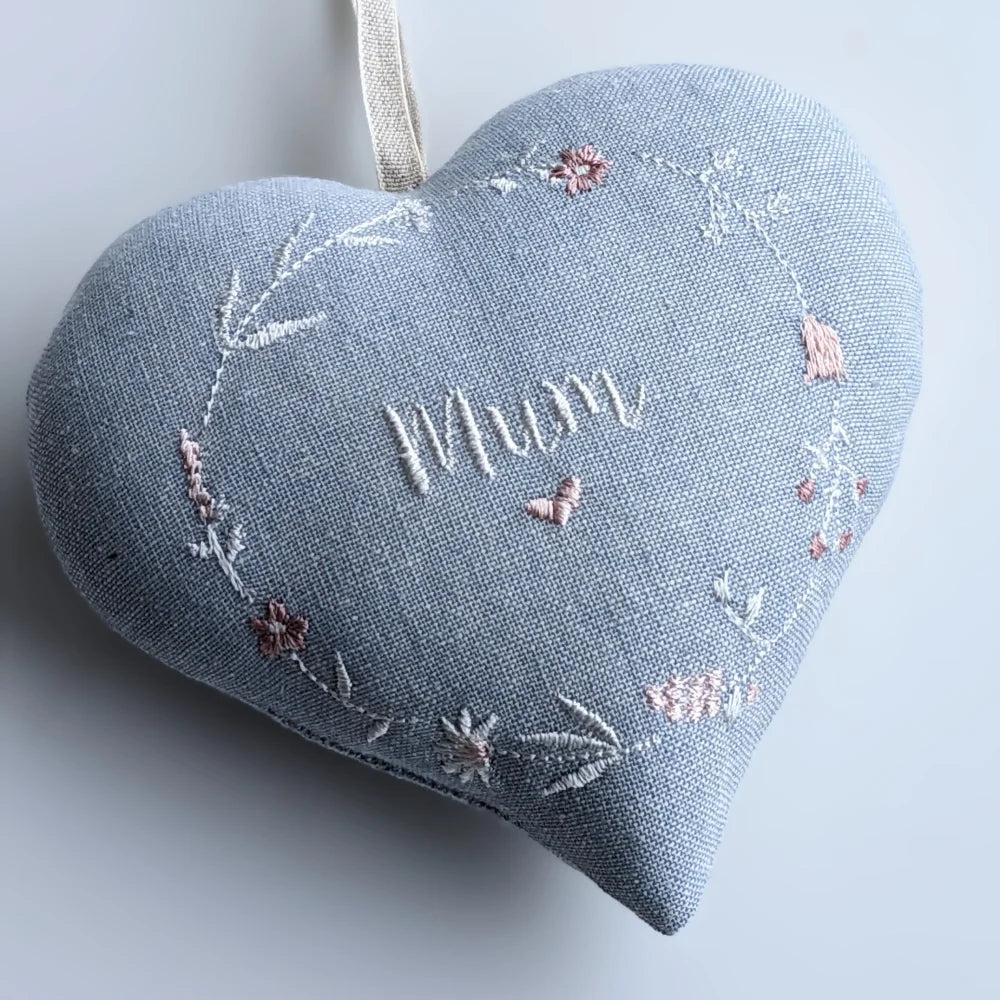 Mother’s Day Embroidered Heart Gift Box