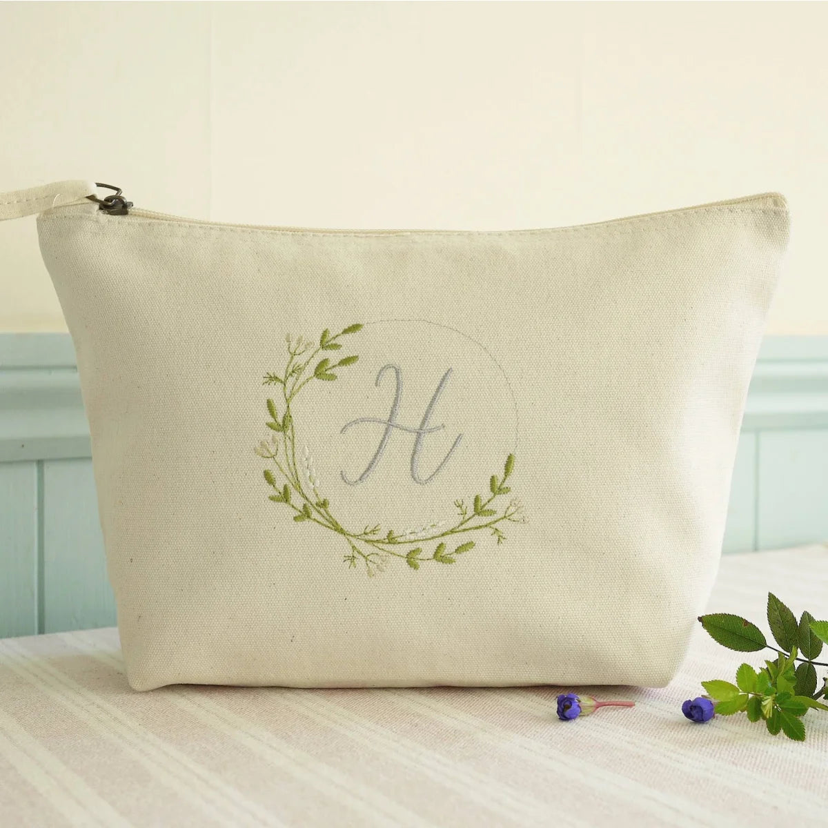 Embroidered Bag with Personalised Message