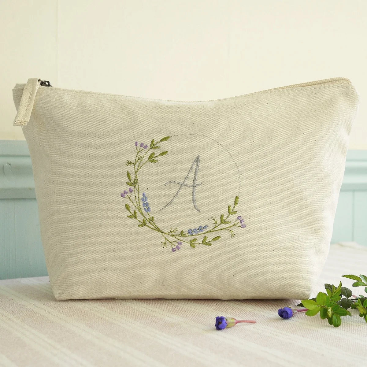 Embroidered Bag with Personalised Message