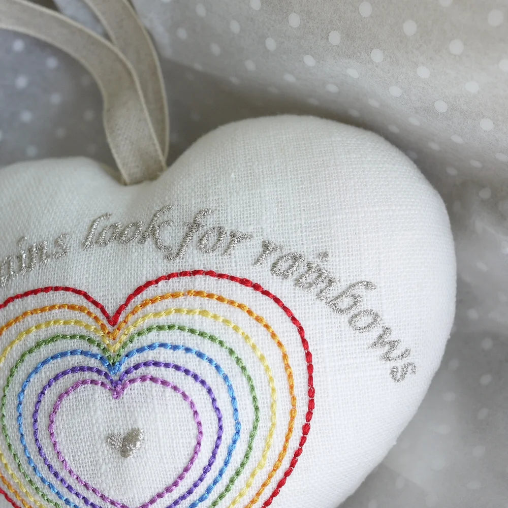 Personalised Rainbow Gift Heart