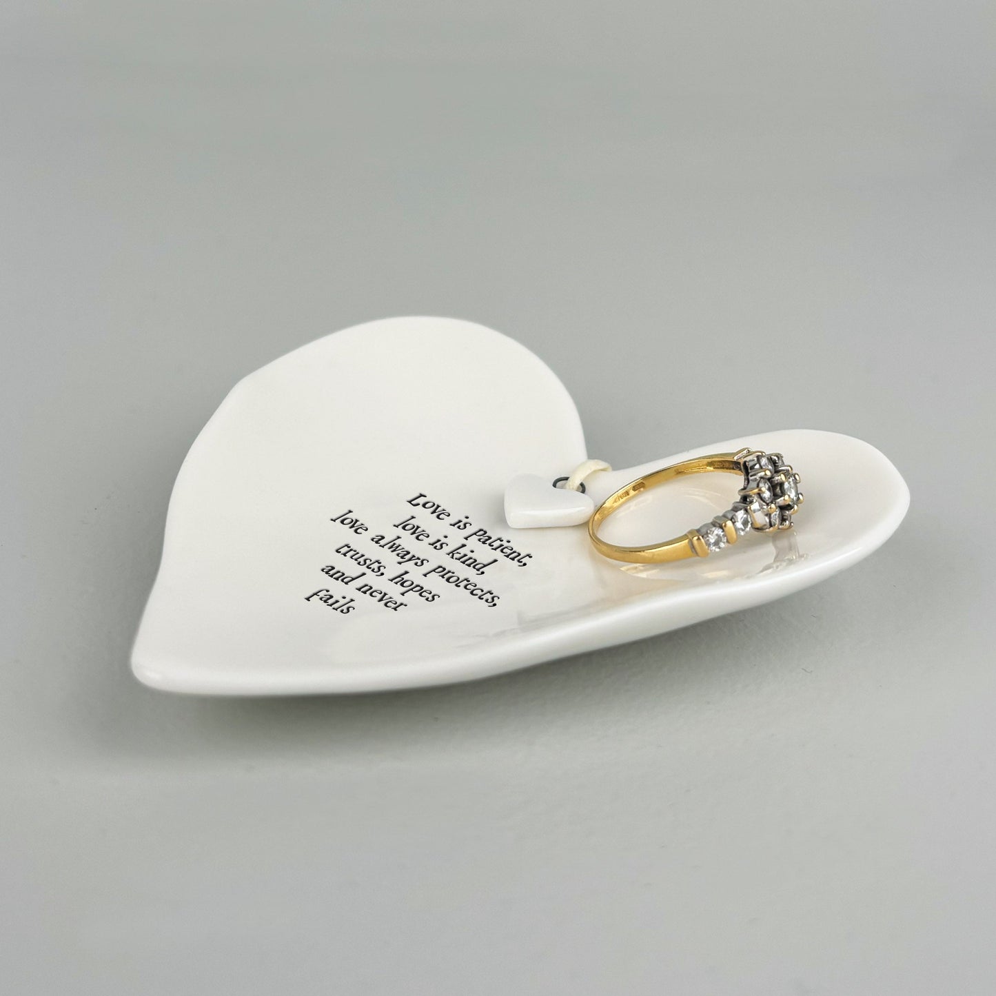 Ring dish - Love is patient love is kind...