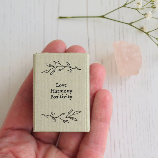 Rose Quartz Crystal matchbox gift