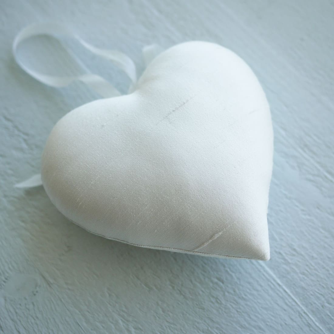 12th Silk Wedding Anniversary Gift Heart