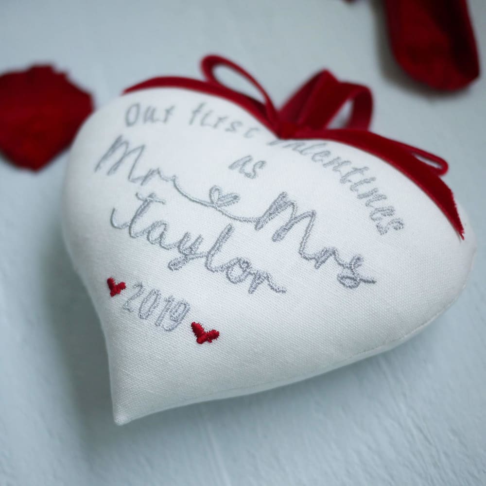 Our 1st Valentines as Mr & Mrs Heart Gift