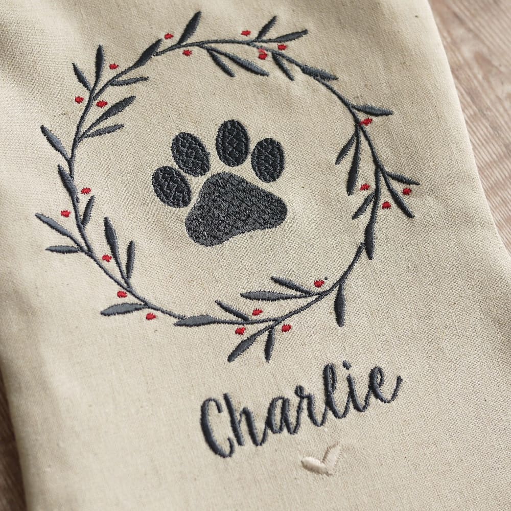 Dog’s Personalised Christmas Stocking