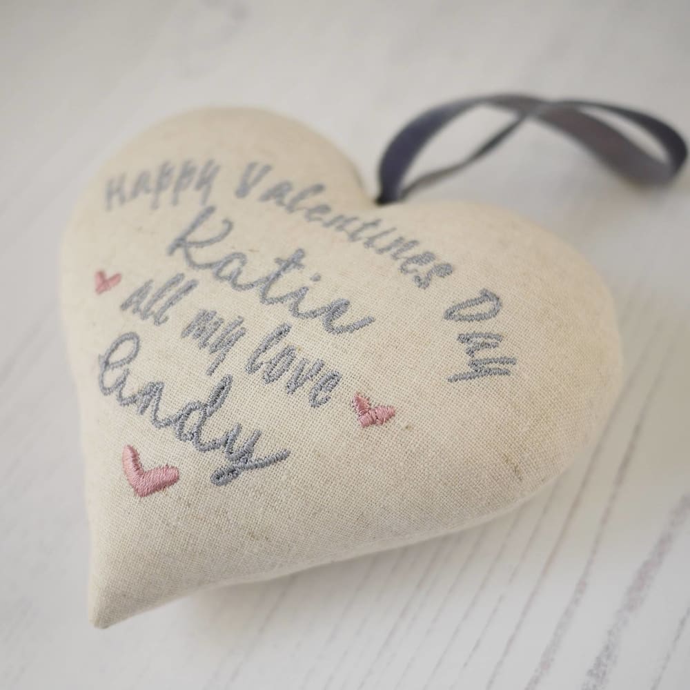 Valentines Day Personalised Hanging Heart Gift