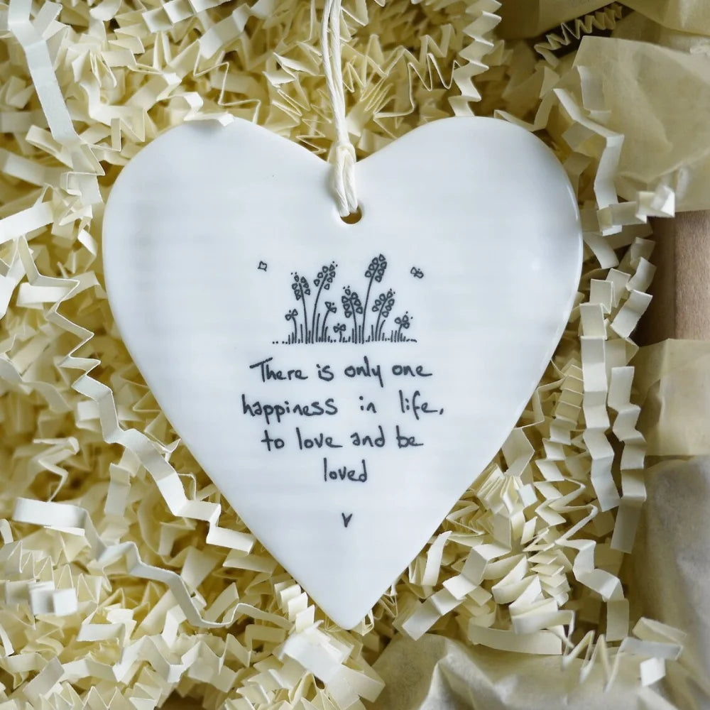 12th Anniversary Silk Gift with Hanging Heart 12th Silk Anniversary Gifts