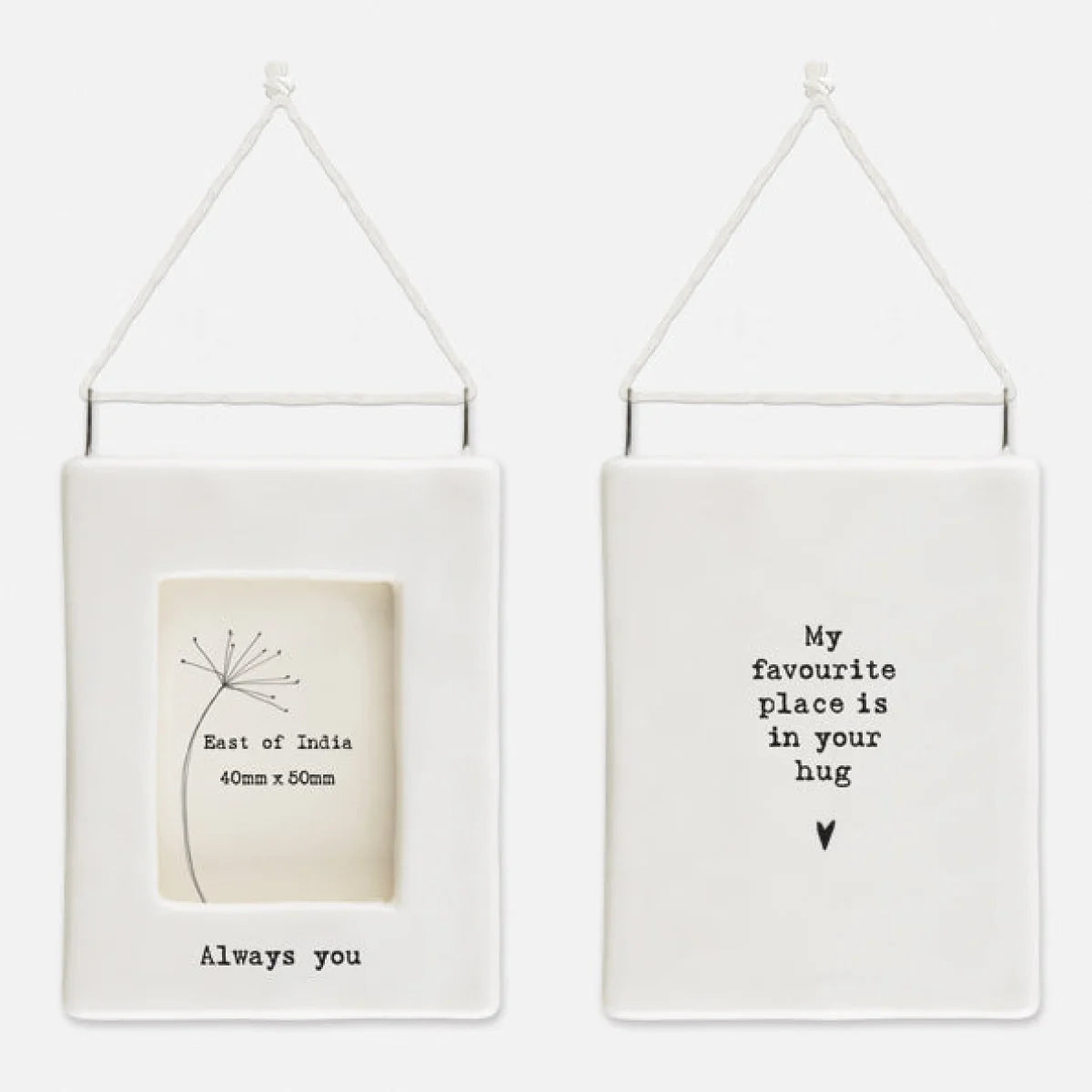 12th Silk Wedding Anniversary Gift Heart with Mini Photo Frame