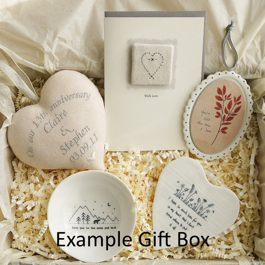 13th Anniversary Gift Box - Vintage Style Lace - Build Your Own Gift Box Bundle