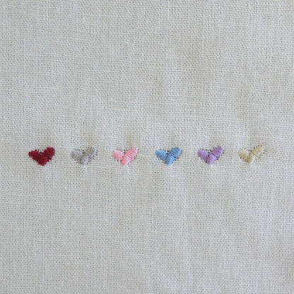 2nd Cotton Anniversary Personalised Gift Embroidered Hoop with Porcelain Keepsake