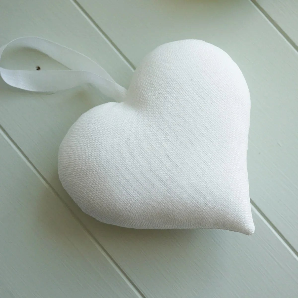 2nd Cotton Wedding Anniversary Gift - Personalised embroidered Heart