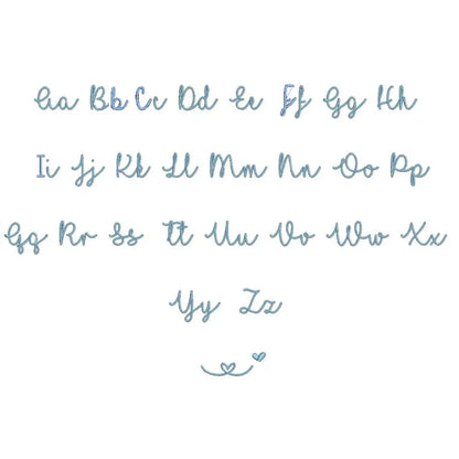 2nd Cotton Wedding Anniversary Gift - Personalised embroidered Heart