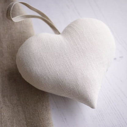 4th Anniversary Gift Heart with Porcelain Heart
