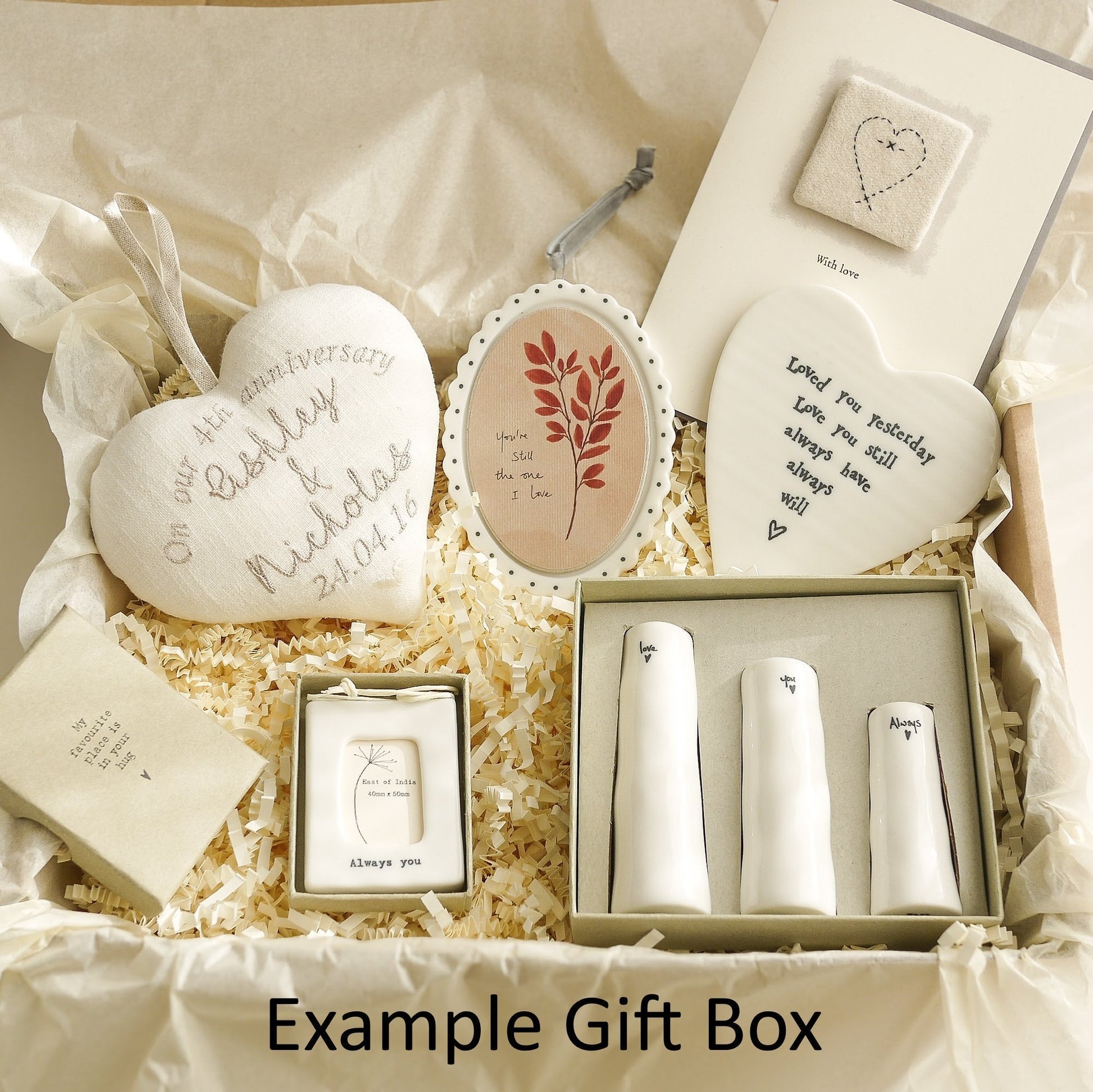 4th Linen Wedding Anniversary - Build Your Own Gift Box