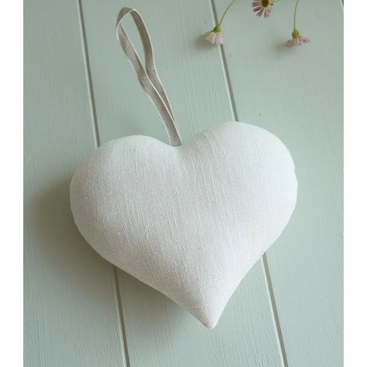 4th Linen Wedding Anniversary Personalised Heart Gift