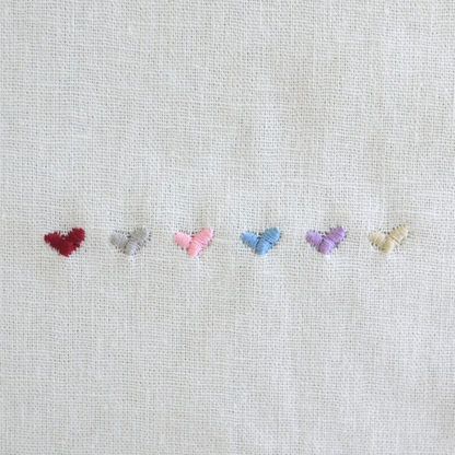 7th Wool Anniversary Personalised Gift - Embroidered Hoop with Porcelain Keepsake