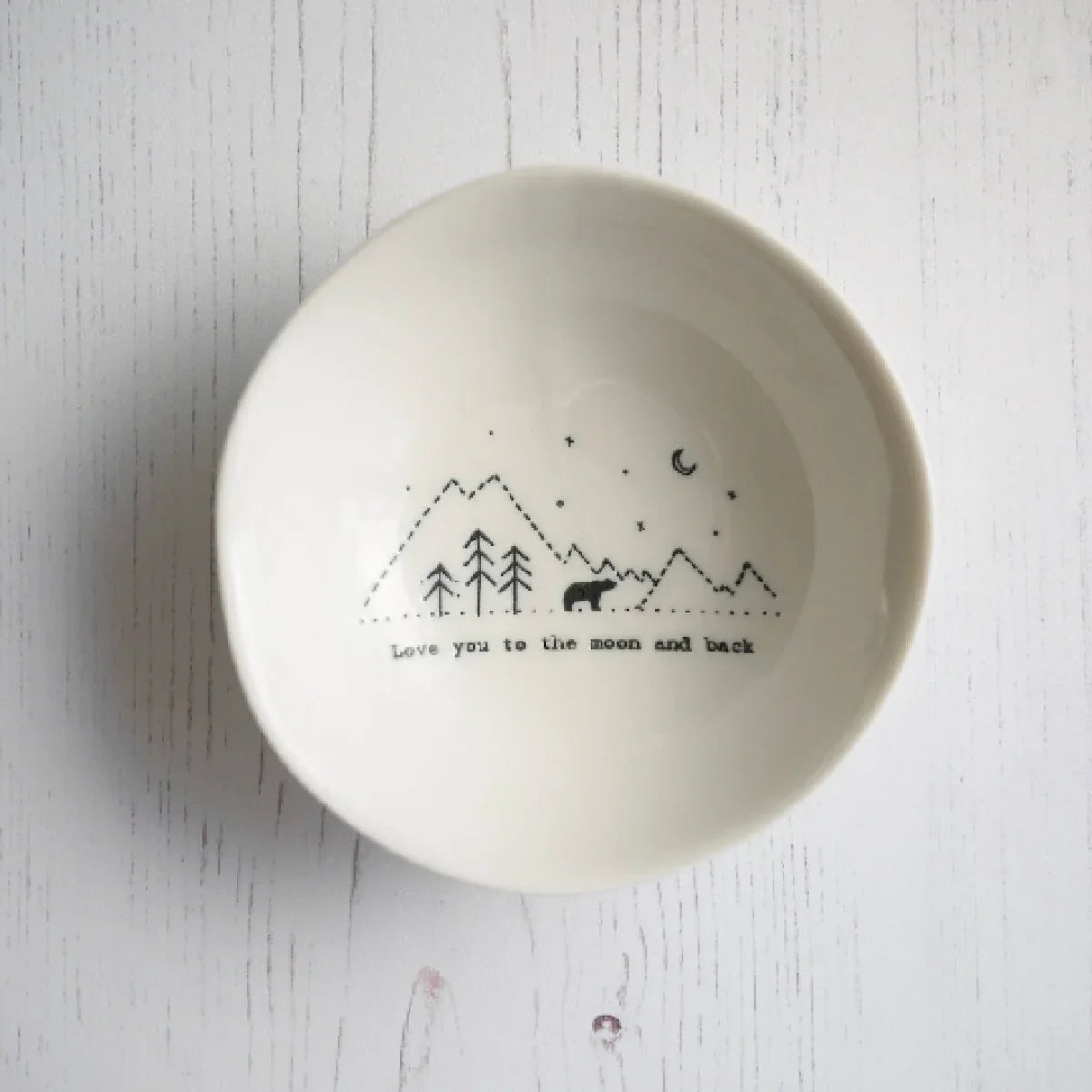 9th Pottery Anniversary Gift Heart with Ring Bowl