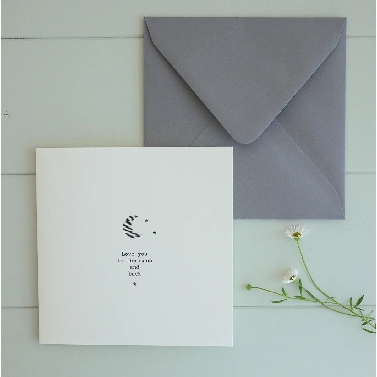 Anniversary Card - with ’Love you to the moon and back’