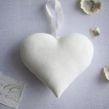 Embroidered Personalised Wedding Day Gift Heart