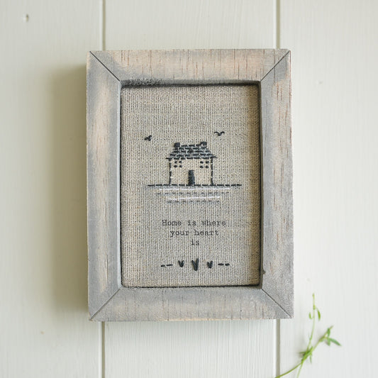 Housewarming Picture Gift - Home Is Where Your Heart