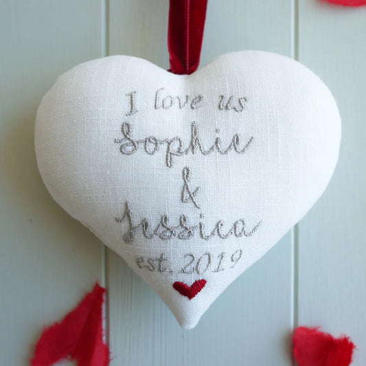 I Love Us - Personalised Gift Heart