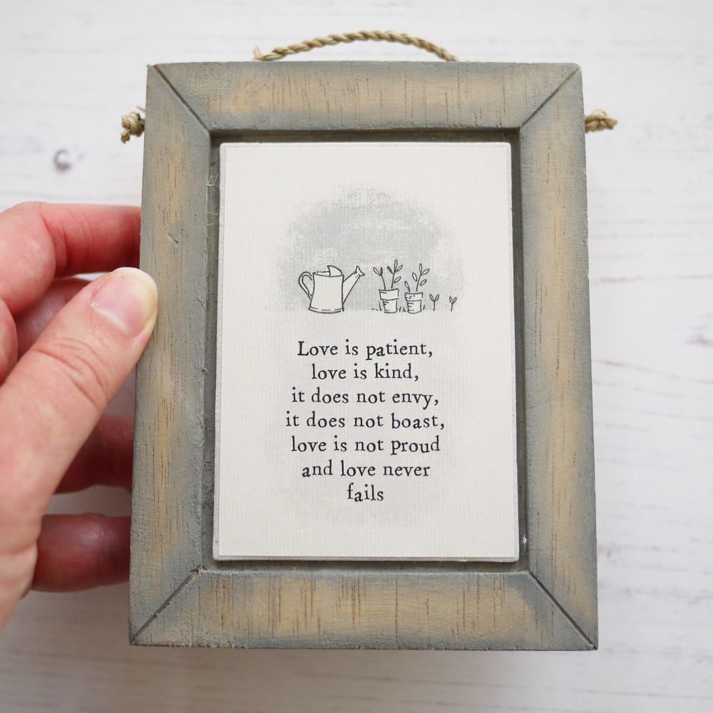 ’Love is...’ Framed Picture Gift