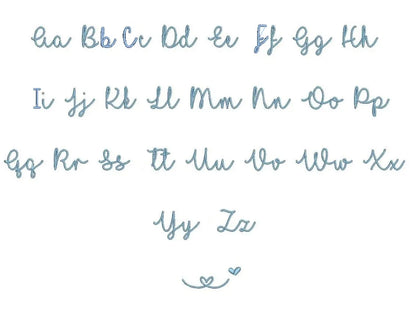 Personalised 1st Christmas Married Gift - Embroidered Heart with Scalloped Edge Decoration