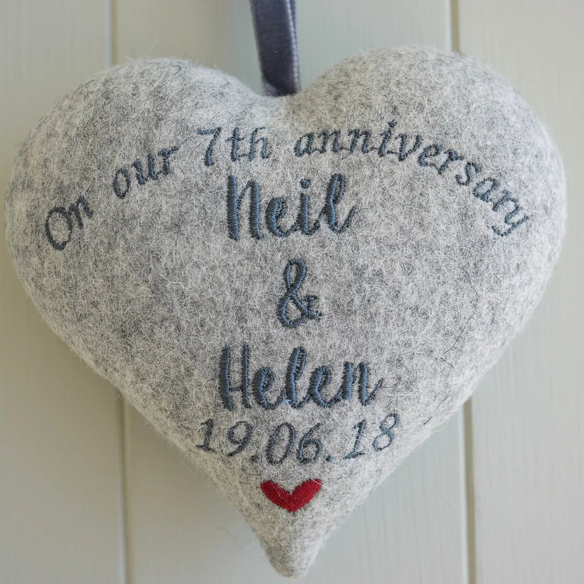 Personalised 7th Wool Anniversary Gift