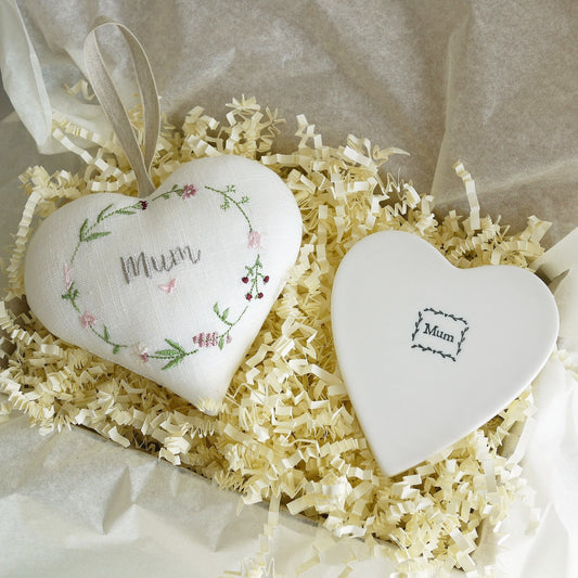 Personalised Heart and Coaster Hamper: Beautiful Gift for Mother’s Day or Birthday Mothers Gifts