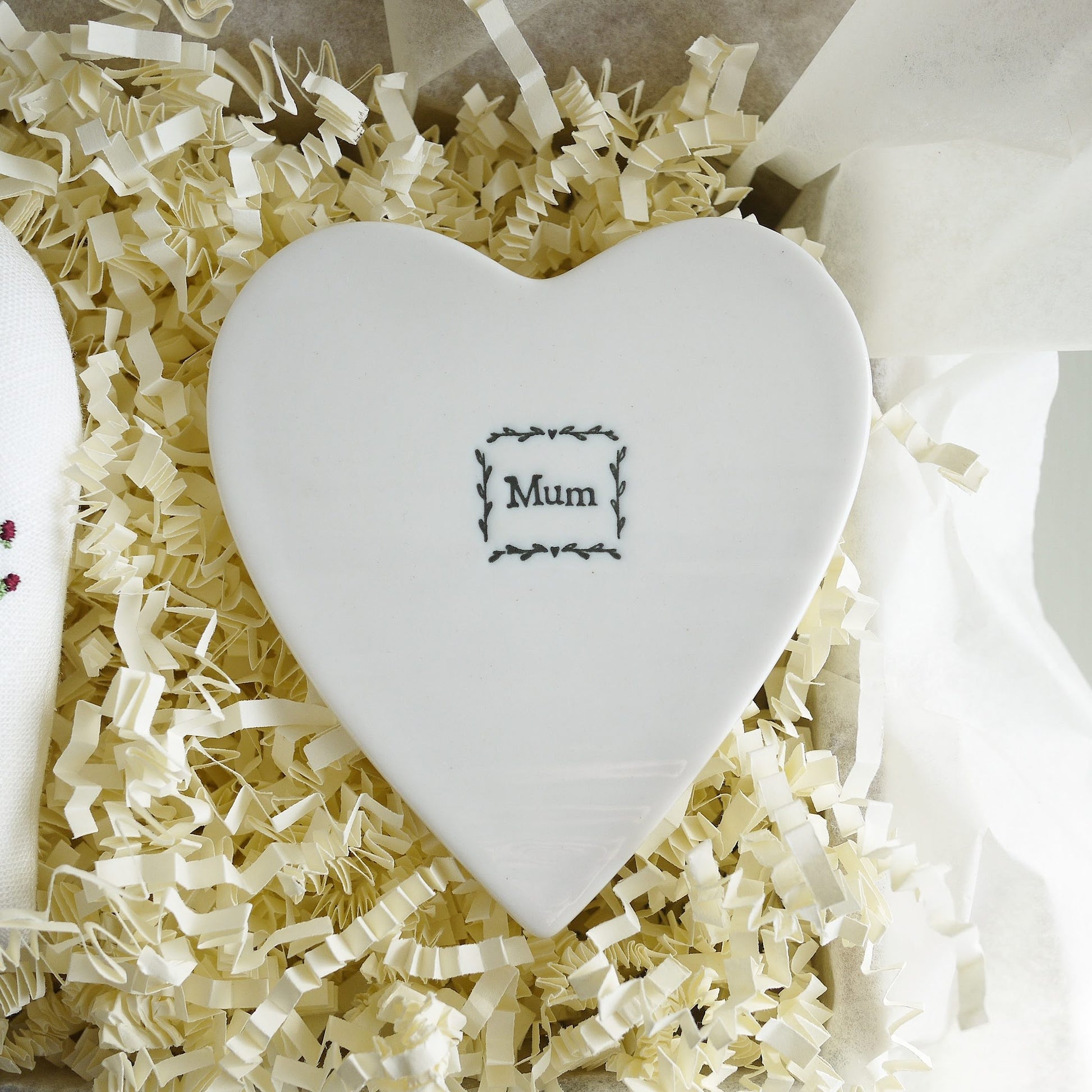 Personalised Heart and Coaster Hamper: Beautiful Gift for Mother’s Day or Birthday Mothers Gifts