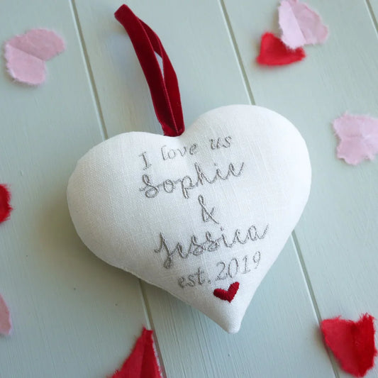 Personalised ’I Love Us ’ Gift Heart
