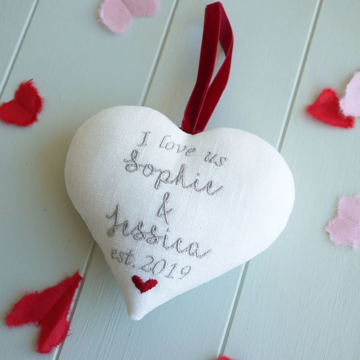 Personalised ’I Love Us ’ Gift Heart