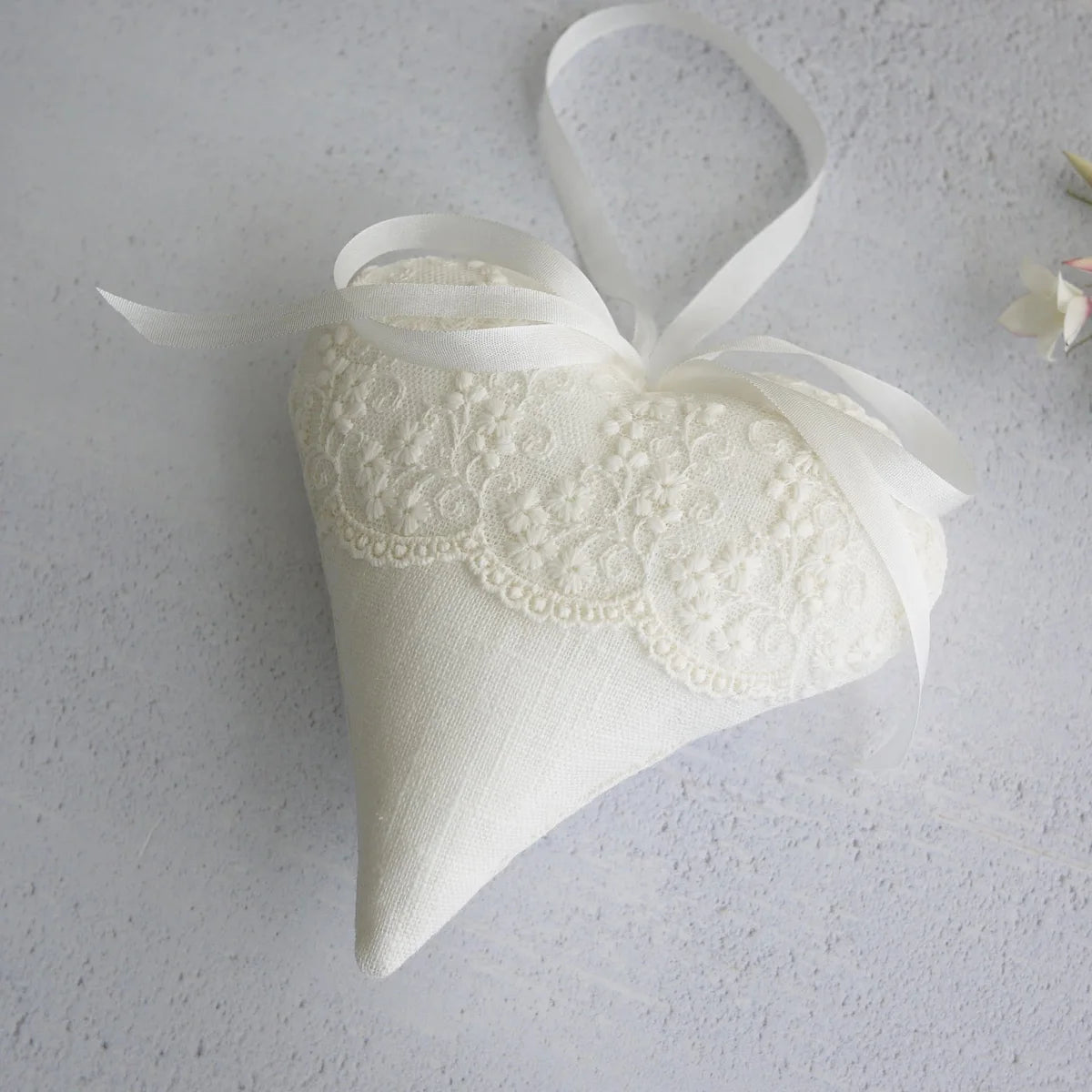 Personalised Lace Anniversary Gift Heart