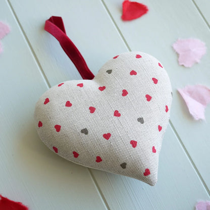 Personalised Linen Heart Gift