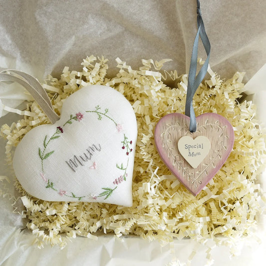 Personalised Mothers Day Gift Heart Set