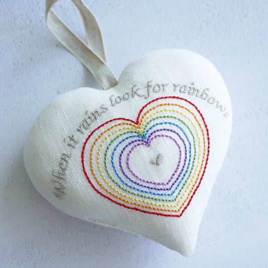 Personalised Rainbow Gift Heart