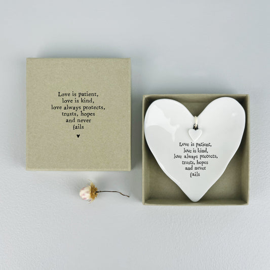 Ring dish - Love is patient love is kind...