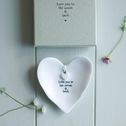 Ring dish - Love you to the moon & back