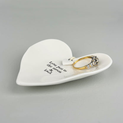 Ring dish - Love you to the moon & back