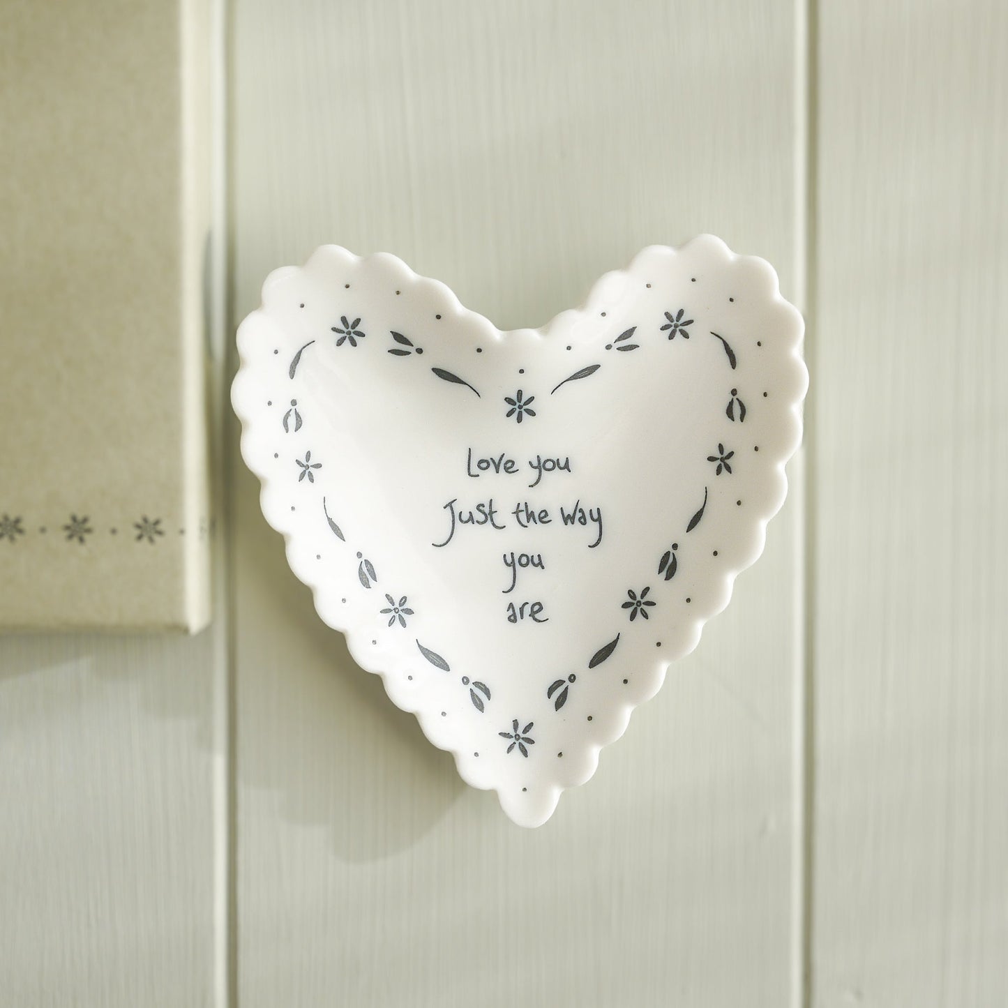 Scallop heart Trinket Dish - Love you just the way