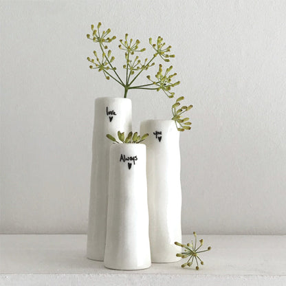 Trio of Bud Vases