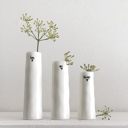 Trio of Bud Vases